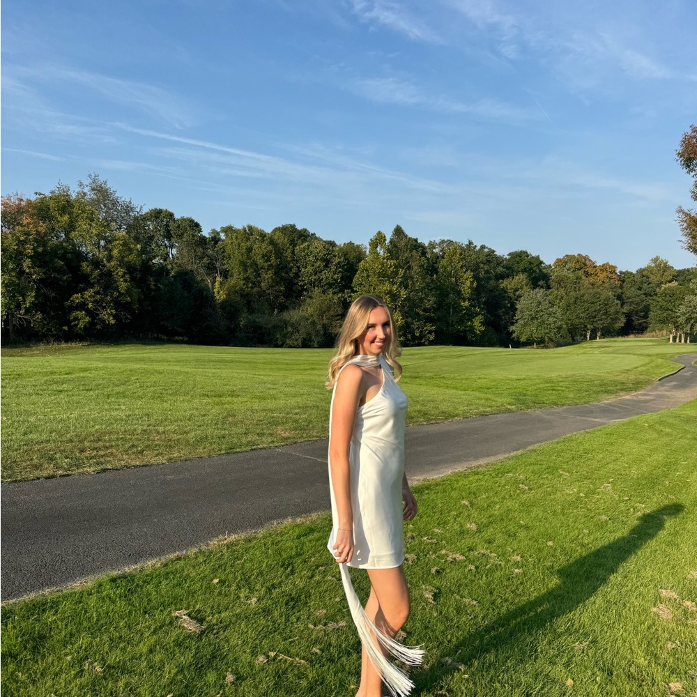 Abercrombie & Fitch White Mini Dress